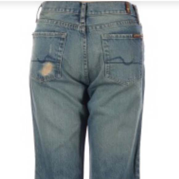 7fam 7 for all mankind distressed jeans - Picture 2 of 3
